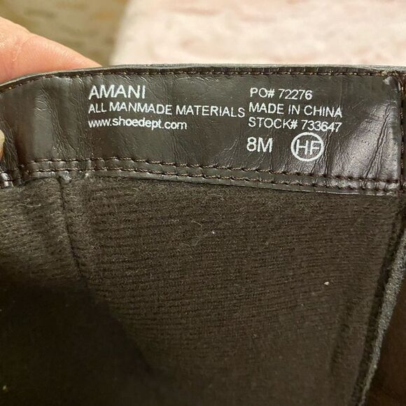 Women’s Amani Prima mid calf heeled boots with side zippers sized 8M - Picture 10 of 10